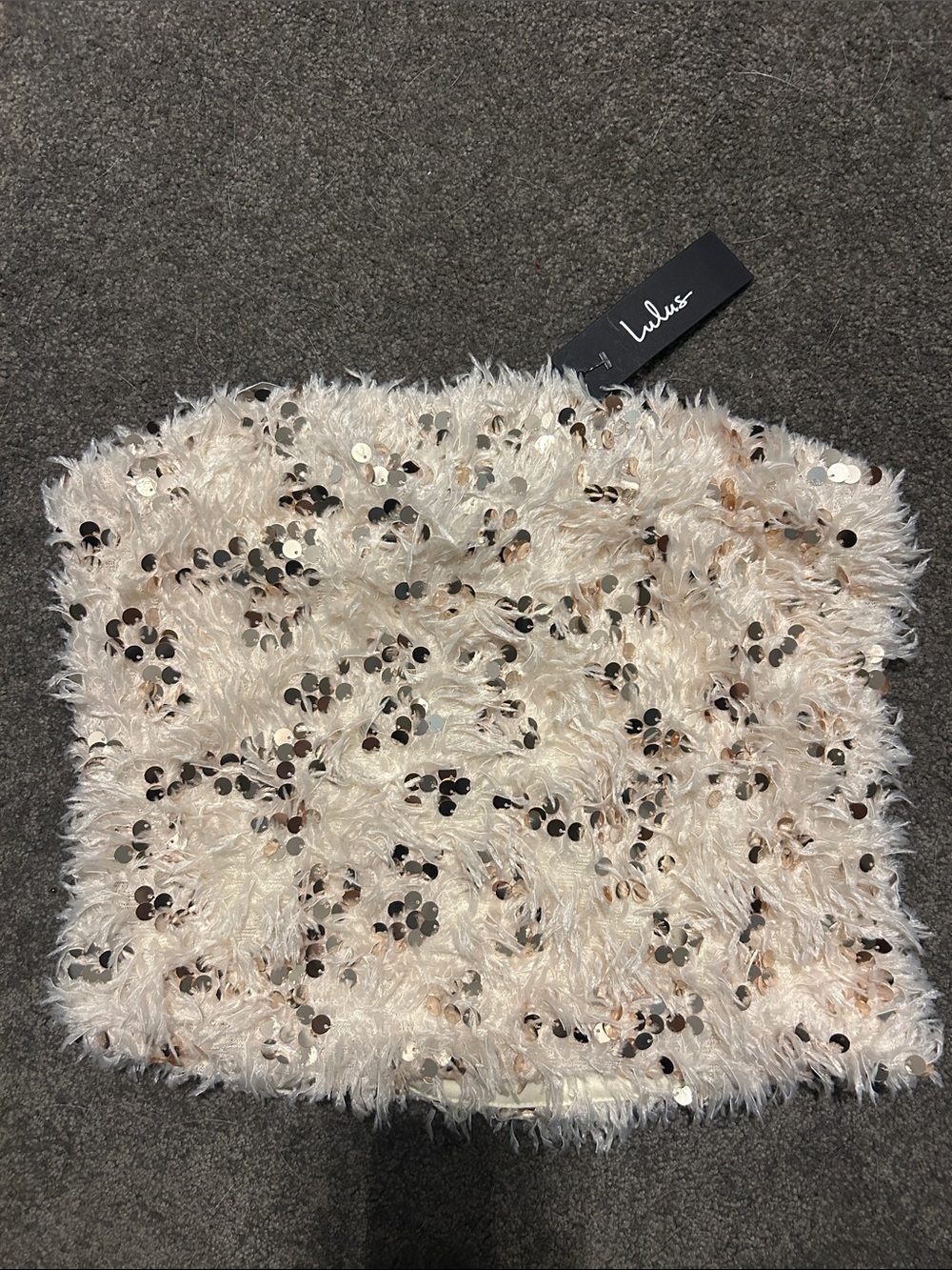 Lulu’s fuzzy tube top